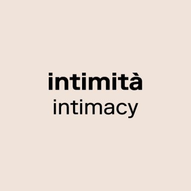 Intimità Intimità