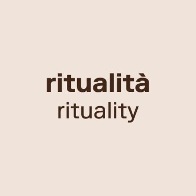 Ritualità Ritualità